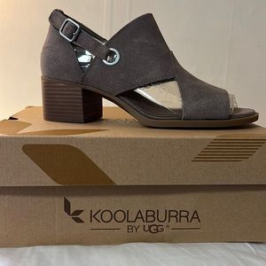Koolaburra by Ugg suede block heel shootie